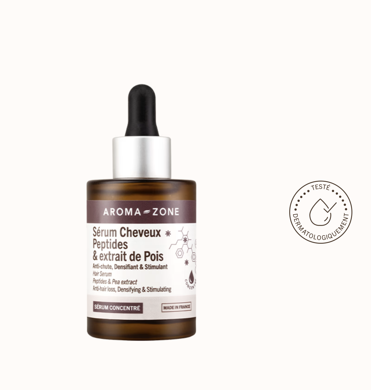 Sérum cheveux anti-chute Peptides & extrait de pois