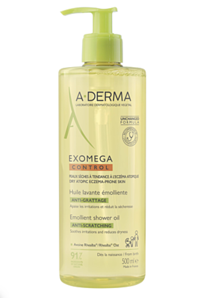 Exomega Control Huile Lavante Emolliente Anti-Grattage