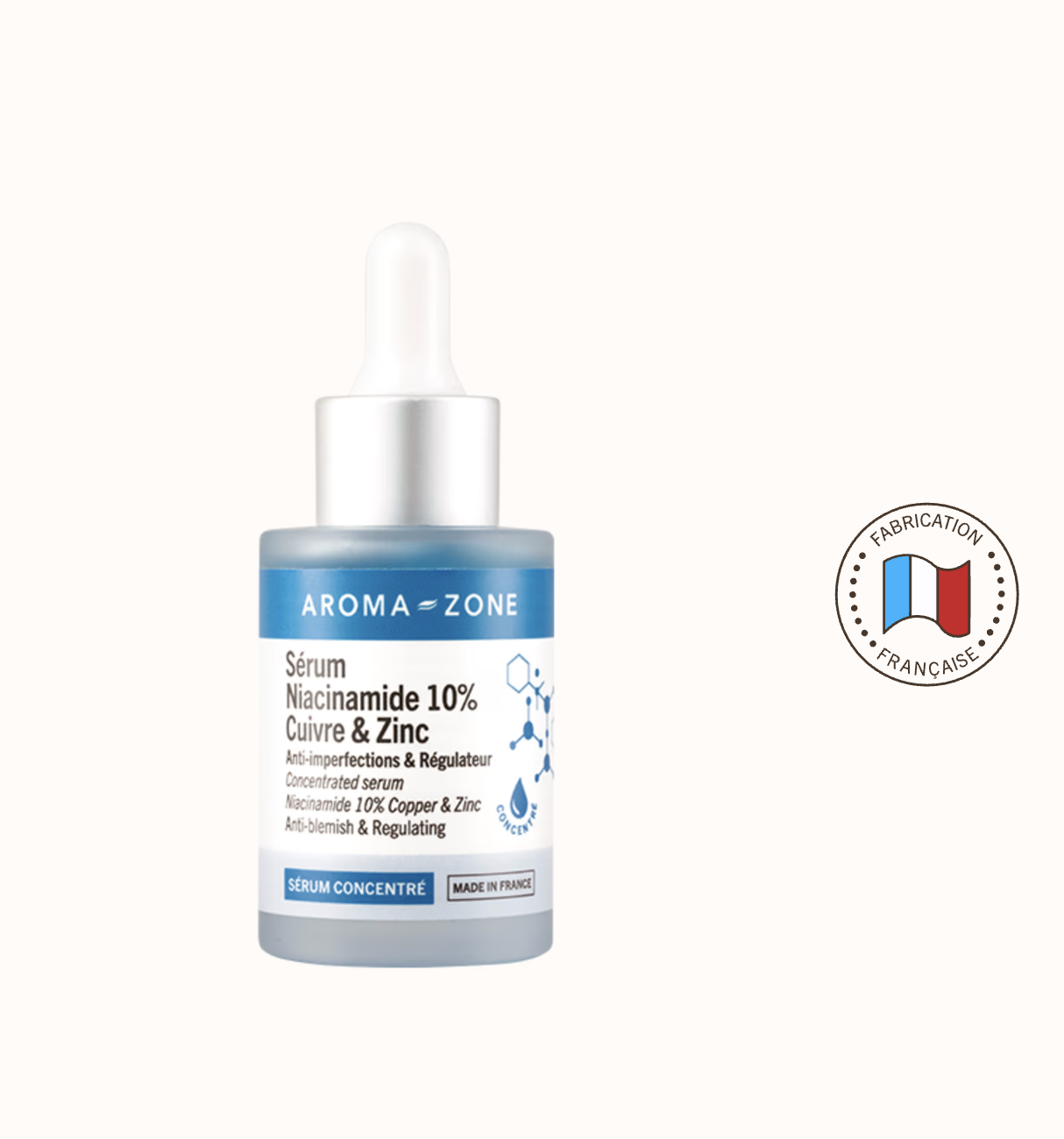 Sérum concentré Niacinamide 10%, Cuivre & Zinc