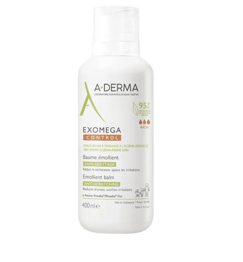 EXOMEGA CONTROL - Baume Émollient Anti-Grattage - Visage et Corps