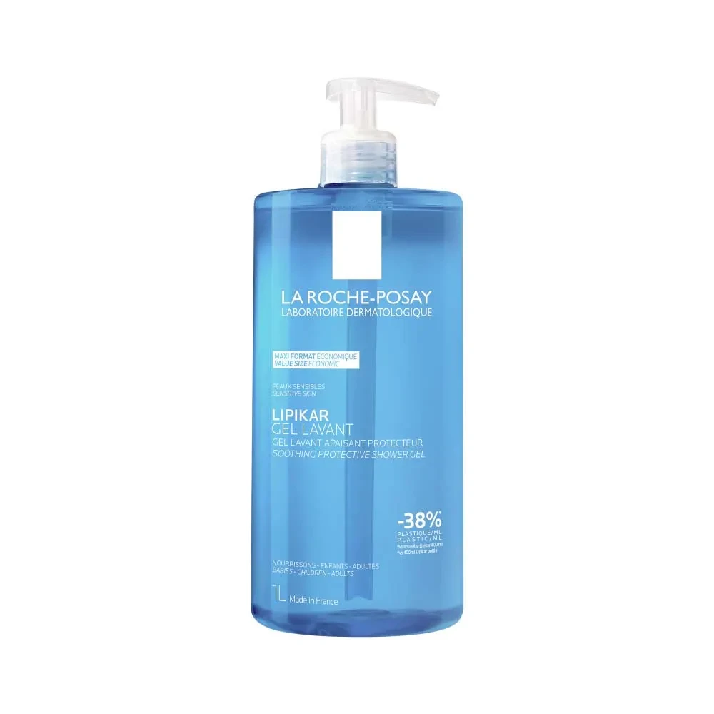 La Roche-Posay Lipikar Gel Douche Lavant Apaisant Protecteur Peaux Sensibles 1L