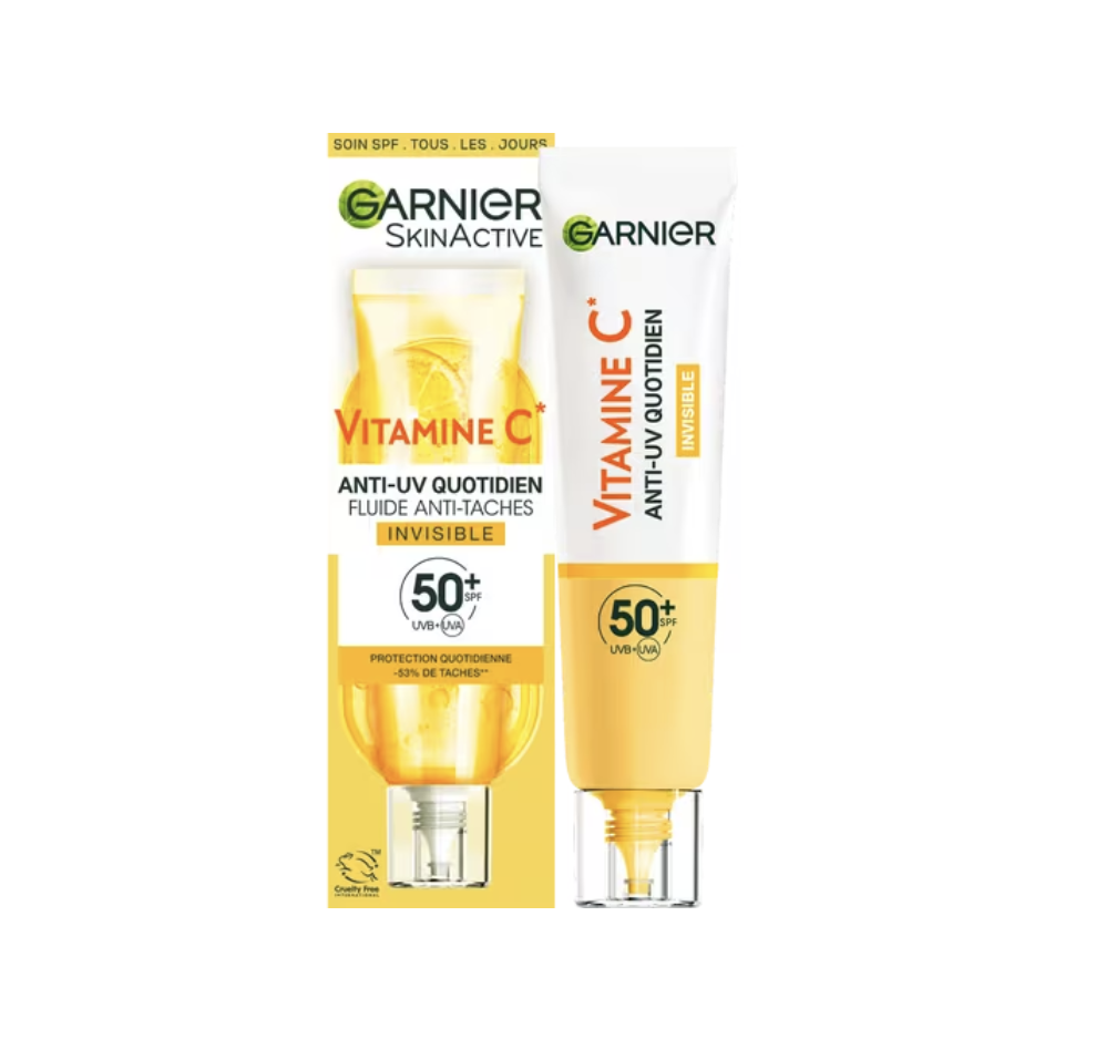 Garnier Fluide Anti-UV Quotidien Vitamine C – INVISIBLE