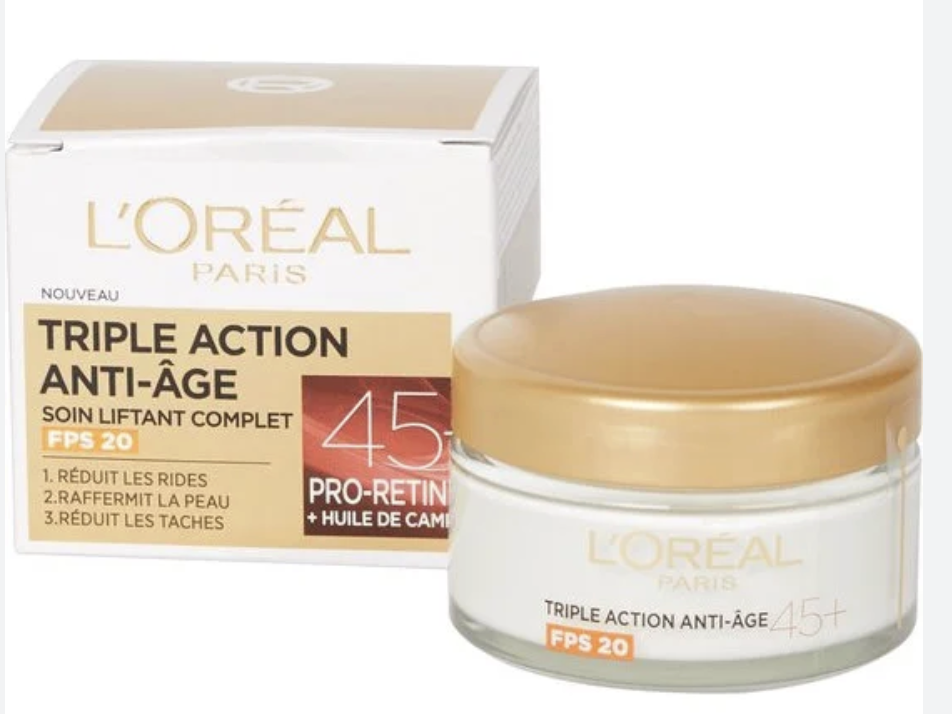 L'oréal triple action anti age