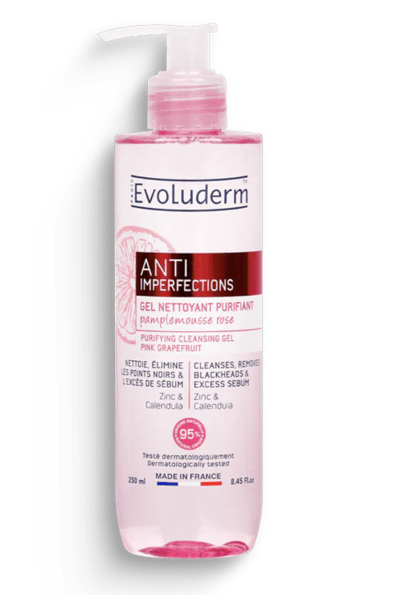 Evoluderm Gel Nettoyant Purifiant Anti-Imperfections