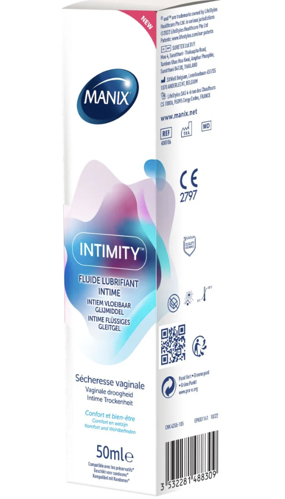 Manix intimity fluide lubrifiant