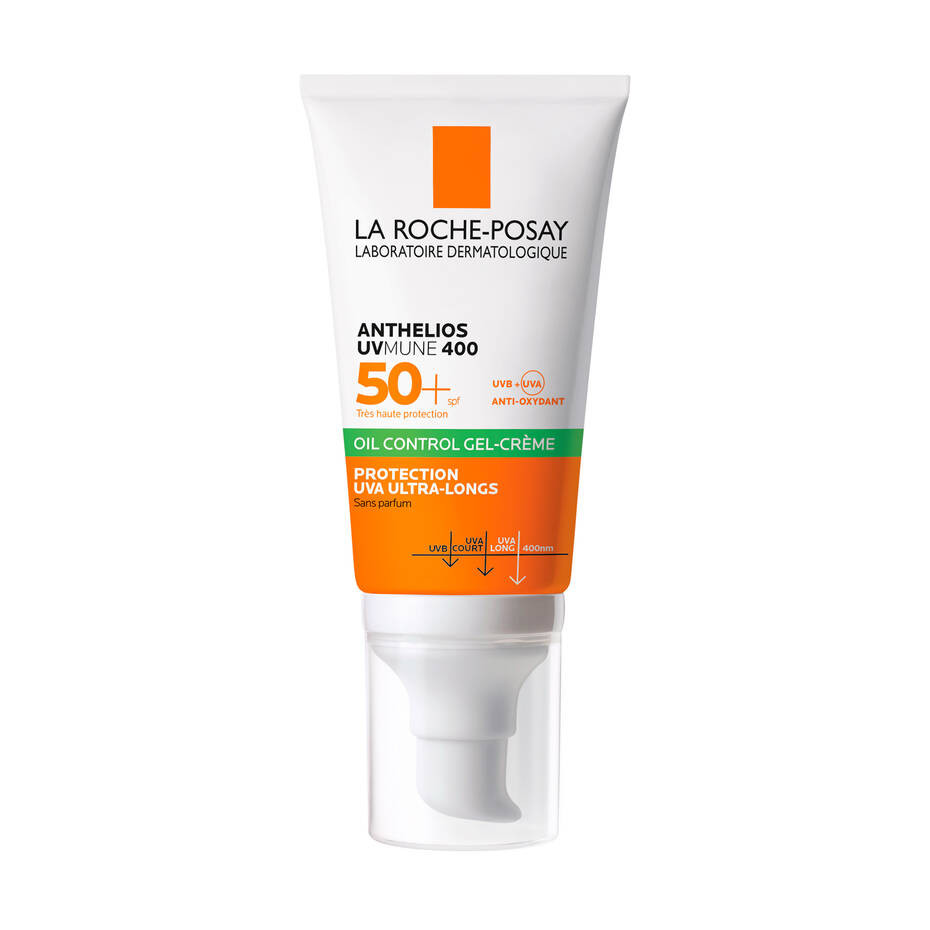 Anthelios UVMUNE 400 Crème Solaire Visage en Gel-Crème Sans Parfum